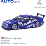 Modelauto 1:43 | Autoart 60136 | Mercedes Benz CLK 2001 #10 - P.Huisman Modelauto 1:43 | Autoart 60136 | Mercedes Benz CLK 2001 #10 - P.Huisman