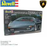 Bouwpakket 1:24 | Revell 07365 | Lamborghini Diablo VT Zwart Bouwpakket 1:24 | Revell 07365 | Lamborghini Diablo VT Zwart