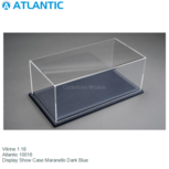 Vitrine 1:18 | Atlantic 10016 | Display Show Case Maranello Dark Blue Vitrine 1:18 | Atlantic 10016 | Display Show Case Maranello Dark Blue