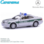 Modelauto 1:43 | Cararama 22042 | Mercedes Benz CLK Coupe Zilver / Groen Modelauto 1:43 | Cararama 22042 | Mercedes Benz CLK Coupe Zilver / Groen