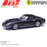 Modelauto 1:43 | Best 9296 | Ferrari 275 GTB /4 Zwart 1966 Modelauto 1:43 | Best 9296 | Ferrari 275 GTB /4 Zwart 1966