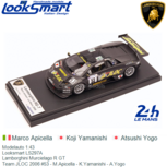 Modelauto 1:43 | Looksmart LS297A | Lamborghini Murcielago R GT | Team JLOC 2006 #53 - M.Apicella - K.Yamanishi - A.Yogo Modelauto 1:43 | Looksmart LS297A | Lamborghini Murcielago R GT | Team JLOC 2006 #53 - M.Apicella - K.Yamanishi - A.Yogo