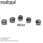 Bouwpakket 1:43 | Denizen RD33 | Helm Empty Helmets with Visors Bouwpakket 1:43 | Denizen RD33 | Helm Empty Helmets with Visors