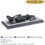 Modelauto 1:43 | Amalgam M5187NZ | Lola A1 GP | A1 Team New Zaeland 2007 - .Reid - E.Bamber - B.Hartley Modelauto 1:43 | Amalgam M5187NZ | Lola A1 GP | A1 Team New Zaeland 2007 - .Reid - E.Bamber - B.Hartley