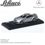 Modelauto 1:43 | Schuco 8500 | Mercedes Benz AMG SL 65 Black Series Zilver 2010 Modelauto 1:43 | Schuco 8500 | Mercedes Benz AMG SL 65 Black Series Zilver 2010