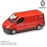Modelauto 1:87 | Rietze Automodelle 31298 | Renault Trafic Kasten Rood Modelauto 1:87 | Rietze Automodelle 31298 | Renault Trafic Kasten Rood