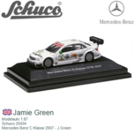 Modelauto 1:87 | Schuco 25434 | Mercedes Benz C Klasse 2007 - J.Green Modelauto 1:87 | Schuco 25434 | Mercedes Benz C Klasse 2007 - J.Green