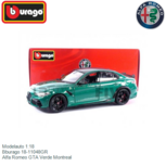 Modelauto 1:18 | Bburago 18-11048GR | Alfa Romeo GTA Verde Montreal Modelauto 1:18 | Bburago 18-11048GR | Alfa Romeo GTA Verde Montreal