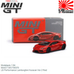 Modelauto 1:64 | MiniGT MGT00375 | LB Performance Lamborghini Huracan Ver.2 Red Modelauto 1:64 | MiniGT MGT00375 | LB Performance Lamborghini Huracan Ver.2 Red