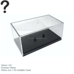 Vitrine 1:43 | Diversen Vitrine | Vitrine voor 1:43 modellen Zwart Vitrine 1:43 | Diversen Vitrine | Vitrine voor 1:43 modellen Zwart
