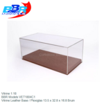 Vitrine 1:18 | BBR Models VET1804C1 | Vitrine Leather Base / Plexiglas 13.5 x 32.8 x 16.8 Bruin Vitrine 1:18 | BBR Models VET1804C1 | Vitrine Leather Base / Plexiglas 13.5 x 32.8 x 16.8 Bruin