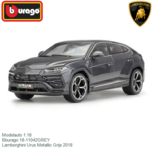 Modelauto 1:18 | Bburago 18-11042GREY | Lamborghini Urus Metallic Grijs 2018 Modelauto 1:18 | Bburago 18-11042GREY | Lamborghini Urus Metallic Grijs 2018