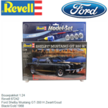 Bouwpakket 1:24 | Revell 67242 | Ford Shelby Mustang GT-350 H Zwart/Goud | Black/Gold 1968 Bouwpakket 1:24 | Revell 67242 | Ford Shelby Mustang GT-350 H Zwart/Goud | Black/Gold 1968