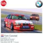 Bouwpakket 1:24 | NuNu Model Kit PN24007 | BMW 320i E46 Group-N | Carly Motors 2001 #9 - T.Coronel Bouwpakket 1:24 | NuNu Model Kit PN24007 | BMW 320i E46 Group-N | Carly Motors 2001 #9 - T.Coronel