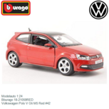 Modelauto 1:24 | Bburago 18-21059RED | Volkswagen Polo V Gti M5 Red #42 Modelauto 1:24 | Bburago 18-21059RED | Volkswagen Polo V Gti M5 Red #42