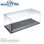 Vitrine 1:18 | Model Car Group MCG99115-006 | Vitrine 32,1 x 14,3 x 10,2 Black Vitrine 1:18 | Model Car Group MCG99115-006 | Vitrine 32,1 x 14,3 x 10,2 Black
