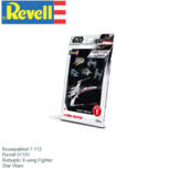 Bouwpakket 1:112 | Revell 01101 | Rebuplic X-wing Fighter | Star Wars Bouwpakket 1:112 | Revell 01101 | Rebuplic X-wing Fighter | Star Wars