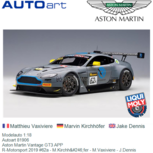 Modelauto 1:18 | Autoart 81906 | Aston Martin Vantage GT3 APP | R-Motorsport 2019 #62a - M.Kirchhöfer - M.Vaxiviere - J.Dennis Modelauto 1:18 | Autoart 81906 | Aston Martin Vantage GT3 APP | R-Motorsport 2019 #62a - M.Kirchhöfer - M.Vaxiviere - J.Dennis