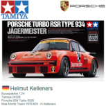 Bouwpakket 1:24 | Tamiya 24328 | Porsche 934 Turbo RSR | Max Moritz Team 1976 #24 - H.Kelleners Bouwpakket 1:24 | Tamiya 24328 | Porsche 934 Turbo RSR | Max Moritz Team 1976 #24 - H.Kelleners