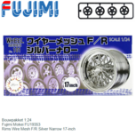 Bouwpakket 1:24 | Fujimi Mokei FU19353 | Rims Wire Mesh F/R Silver Narrow 17-inch Bouwpakket 1:24 | Fujimi Mokei FU19353 | Rims Wire Mesh F/R Silver Narrow 17-inch