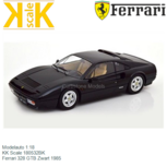 Modelauto 1:18 | KK Scale 180532BK | Ferrari 328 GTB Zwart 1985 Modelauto 1:18 | KK Scale 180532BK | Ferrari 328 GTB Zwart 1985