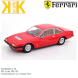 Modelauto 1:18 | KK Scale 180165 | Ferrari 365 GT4 2+2 Red 1972 Modelauto 1:18 | KK Scale 180165 | Ferrari 365 GT4 2+2 Red 1972