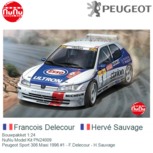 Bouwpakket 1:24 | NuNu Model Kit PN24009 | Peugeot Sport 306 Maxi 1996 #1 - F.Delecour - H.Sauvage Bouwpakket 1:24 | NuNu Model Kit PN24009 | Peugeot Sport 306 Maxi 1996 #1 - F.Delecour - H.Sauvage