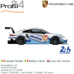 Bouwpakket 1:24 | Profil 24 P24126 | Porsche 911 GT3 RSR | Project 1 2020 #56 - L.ten Voorde - D.Perfetti - M.Cairoli Bouwpakket 1:24 | Profil 24 P24126 | Porsche 911 GT3 RSR | Project 1 2020 #56 - L.ten Voorde - D.Perfetti - M.Cairoli