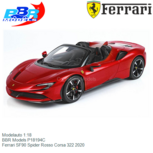 Modelauto 1:18 | BBR Models P18194C | Ferrari SF90 Spider Rosso Corsa 322 2020 Modelauto 1:18 | BBR Models P18194C | Ferrari SF90 Spider Rosso Corsa 322 2020