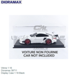 Vitrine 1:18 | Dioramax 39711 | Display Case 1:18 Black Vitrine 1:18 | Dioramax 39711 | Display Case 1:18 Black