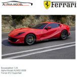Bouwpakket 1:24 | Alpha Model ALM02-0008 | Ferrari 812 Superfast Bouwpakket 1:24 | Alpha Model ALM02-0008 | Ferrari 812 Superfast