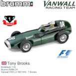 Modelauto 1:43 | Brumm R098-CH | Vanwall VW5 L4 1957 #18 - T.Brooks Modelauto 1:43 | Brumm R098-CH | Vanwall VW5 L4 1957 #18 - T.Brooks