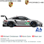 Modelauto 1:43 | Porsche Industrial Models WAP0209020PLEM | Porsche GT Team 911 RSR-19 2021 #92 - N.Jani - M.Christensen - K.Estre Modelauto 1:43 | Porsche Industrial Models WAP0209020PLEM | Porsche GT Team 911 RSR-19 2021 #92 - N.Jani - M.Christensen - K.Estre