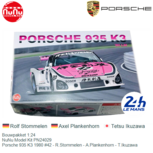Bouwpakket 1:24 | NuNu Model Kit PN24029 | Porsche 935 K3 1980 #42 - R.Stommelen - A.Plankenhorn - T.Ikuzawa Bouwpakket 1:24 | NuNu Model Kit PN24029 | Porsche 935 K3 1980 #42 - R.Stommelen - A.Plankenhorn - T.Ikuzawa