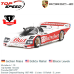 Modelauto 1:18 | Top Speed TS0332 | Porsche 962 GTP | Bayside Disposal Racing 1987 #86 - J.Mass - B.Rahal - B.Leven Modelauto 1:18 | Top Speed TS0332 | Porsche 962 GTP | Bayside Disposal Racing 1987 #86 - J.Mass - B.Rahal - B.Leven