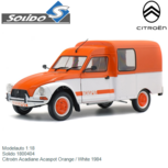 Modelauto 1:18 | Solido 1800404 | Citroën Acadiane Acaspot Orange / White 1984 Modelauto 1:18 | Solido 1800404 | Citroën Acadiane Acaspot Orange / White 1984