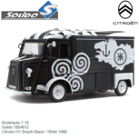 Modelauto 1:18 | Solido 1804812 | Citroën HY Breizh Black / White 1969 Modelauto 1:18 | Solido 1804812 | Citroën HY Breizh Black / White 1969