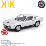 Modelauto 1:18 | KK Scale 180382 | Alfa Romeo Montreal Silver Metallic 1970 Modelauto 1:18 | KK Scale 180382 | Alfa Romeo Montreal Silver Metallic 1970