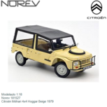 Modelauto 1:18 | Norev 181527 | Citroën Méhari 4x4 Hoggar Beige 1979 Modelauto 1:18 | Norev 181527 | Citroën Méhari 4x4 Hoggar Beige 1979