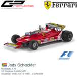 Modelauto 1:18 | GP Replicas Gp045CWD | Scuderia Ferrari 312 T5 1980 - J.Scheckter Modelauto 1:18 | GP Replicas Gp045CWD | Scuderia Ferrari 312 T5 1980 - J.Scheckter