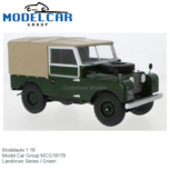 Modelauto 1:18 | Model Car Group MCG18179 | Landrover Series I Green Modelauto 1:18 | Model Car Group MCG18179 | Landrover Series I Green