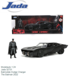 Modelauto 1:24 | Jada 32731 | Batmobile Dodge Charger | The Batman 2022 Modelauto 1:24 | Jada 32731 | Batmobile Dodge Charger | The Batman 2022