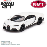 Modelauto 1:64 | MiniGT MGT00440 | Bugatti Chiron Super Sport White Modelauto 1:64 | MiniGT MGT00440 | Bugatti Chiron Super Sport White