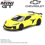 Modelauto 1:64 | MiniGT MGT00441 | Chevrolet Corvette Z06 Accelerate Yellow 2023 Modelauto 1:64 | MiniGT MGT00441 | Chevrolet Corvette Z06 Accelerate Yellow 2023