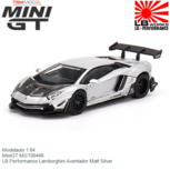 Modelauto 1:64 | MiniGT MGT00449 | LB Performance Lamborghini Aventador Matt Silver Modelauto 1:64 | MiniGT MGT00449 | LB Performance Lamborghini Aventador Matt Silver