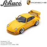Modelauto 1:43 | Schuco 450203800 | Porsche 911 GT2 Yellow 1996 Modelauto 1:43 | Schuco 450203800 | Porsche 911 GT2 Yellow 1996