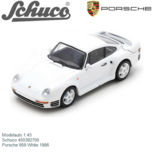 Modelauto 1:43 | Schuco 450392700 | Porsche 959 White 1986 Modelauto 1:43 | Schuco 450392700 | Porsche 959 White 1986