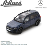 Modelauto 1:43 | Schuco 450398700 | Mercedes Benz GLB (X247) Dark Blue 2019 Modelauto 1:43 | Schuco 450398700 | Mercedes Benz GLB (X247) Dark Blue 2019