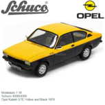 Modelauto 1:18 | Schuco 450054300 | Opel Kadett GTE Yellow and Black 1976 Modelauto 1:18 | Schuco 450054300 | Opel Kadett GTE Yellow and Black 1976