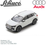 Modelauto 1:43 | Schuco 450755900 | Audi Q4 E-Tron White 2023 Modelauto 1:43 | Schuco 450755900 | Audi Q4 E-Tron White 2023